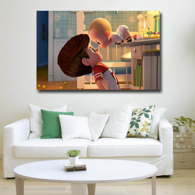 تابلو کودک و نوزاد مدل بچه رئیس کد 6