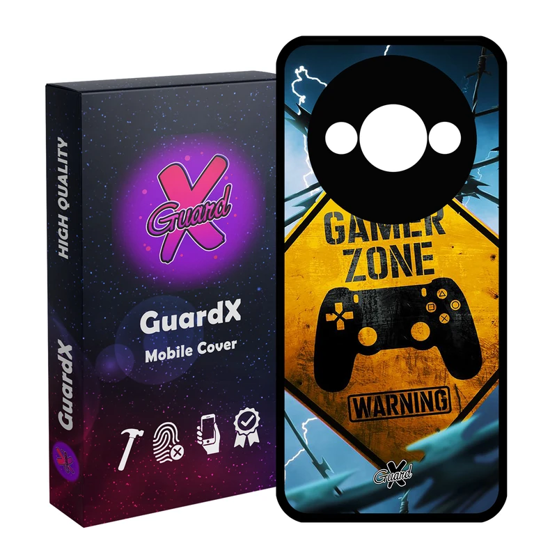 کاور گارد ایکس طرح Gamer مدل قاب Glass10015 مناسب برای گوشی موبایل شیائومی Redmi A3 4G/ A3X 4G/ Poco C61