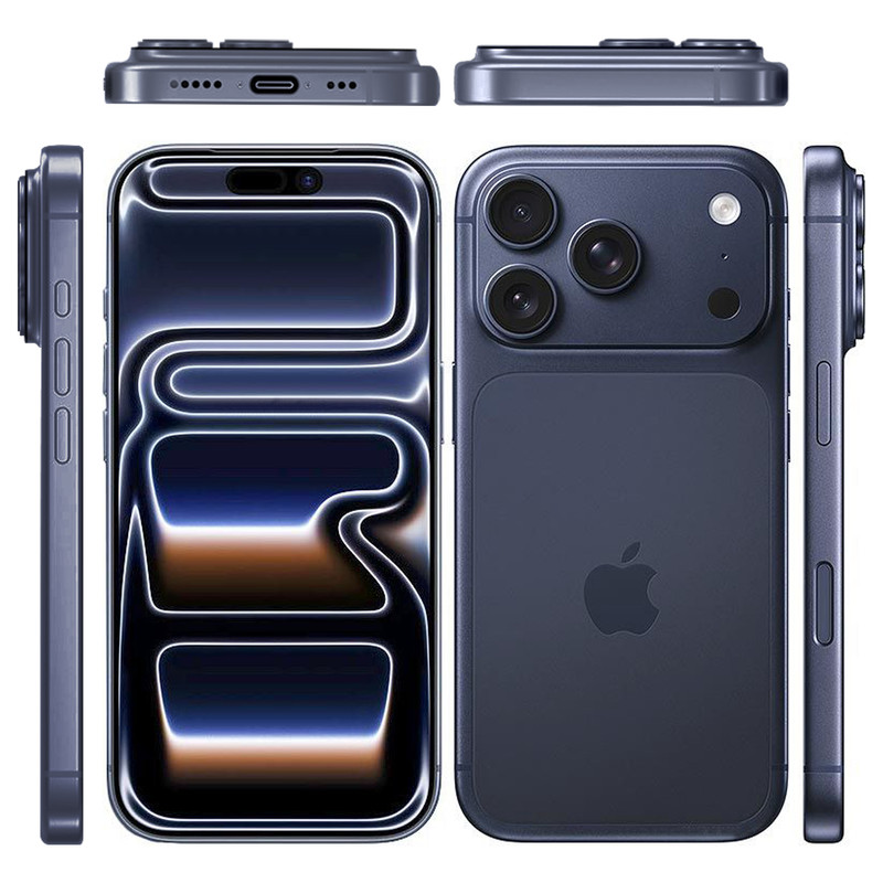 گوشی موبایل اپل مدل iPhone 17 Pro Max ZAA تک سیم کارت + eSim ظرفیت 512 گیگابایت و رم 12 گیگابایت - اکتیو  - به همراه شارژر 20 وات اپل