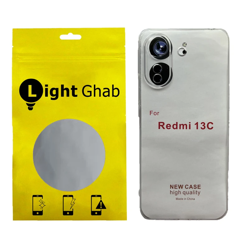 کاور لایت قاب مدل ژله ای مناسب برای گوشی موبایل شیائومی Redmi 13C