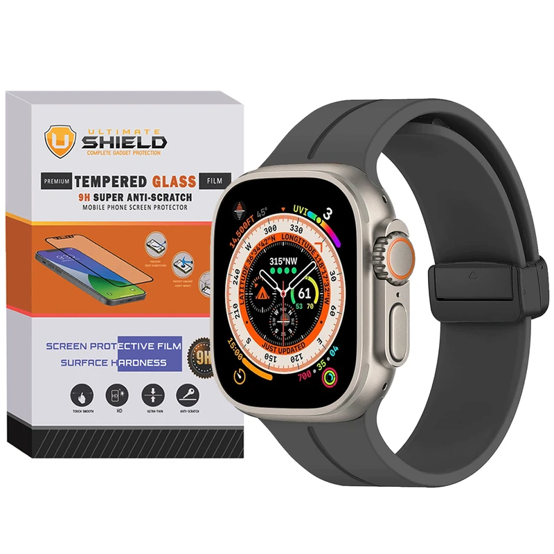 بند آلتیمیت شیلد مدل Magnetic-ORG-UL مناسب برای ساعت هوشمند ویرفیت N8 Ultra
