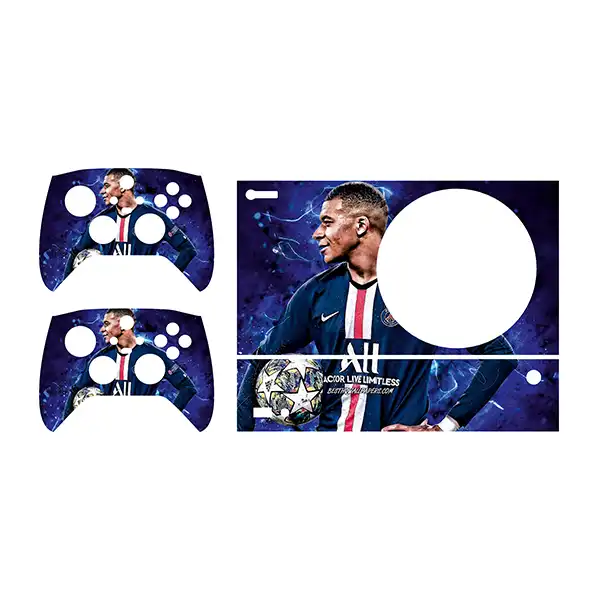 برچسب کنسول بازی ایکس باکس series s مدل امباپه کد 1 مجموعه 4 عددی