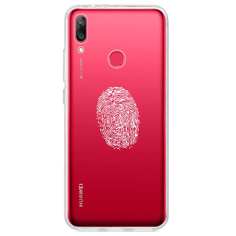 کاور مگافون طرح اثر انگشت مدل C62-W مناسب برای گوشی موبایل هوآوی Y7 Prime 2019 / Y7 2019