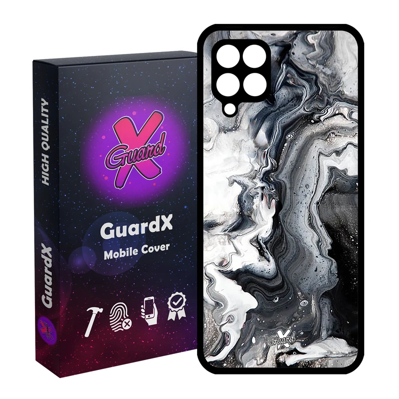 کاور گارد ایکس طرح ماربل مدل Glass10277 مناسب برای گوشی موبایل سامسونگ Galaxy A12