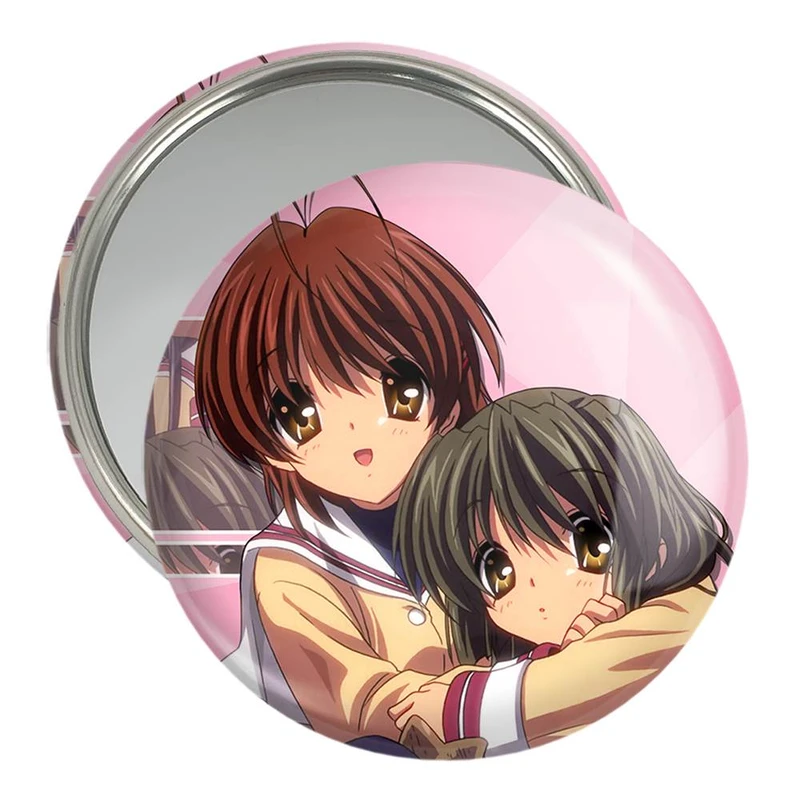 آینه جیبی خندالو مدل فوکو ناگیسا انیمه کلند Clenned  کد 22406