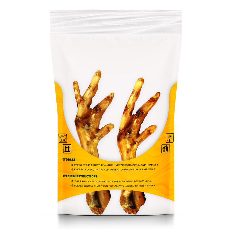  تشویقی سگ لوریتا مدل DRIED TURKEY FEET وزن 120 گرم