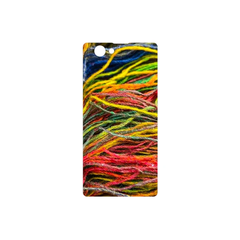 برچسب پوششی ماهوت مدل Fabric Texture 9 مناسب برای گوشی موبایل سونی Xperia Z1 Compact