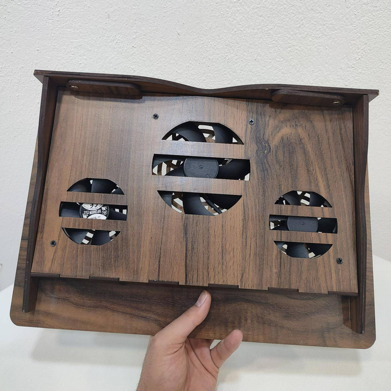 پایه خنک کننده  لپ تاپ مدل Wooden