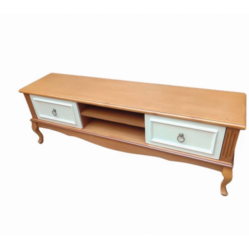 میز تلویزیون مدل سمن دوکشو راش SA400