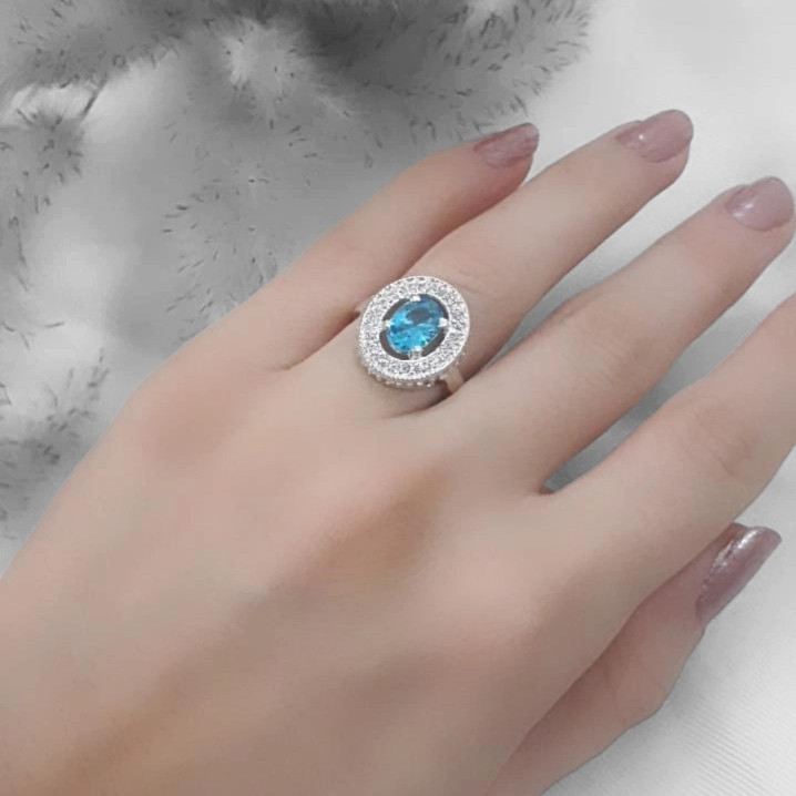 انگشتر نقره زنانه مدل ژیتوس