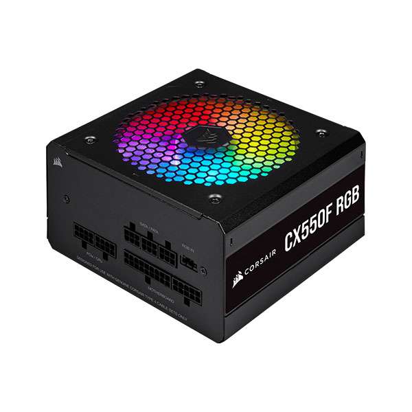 منبع تغذیه کامپیوتر کورسیر مدل CX550F RGB