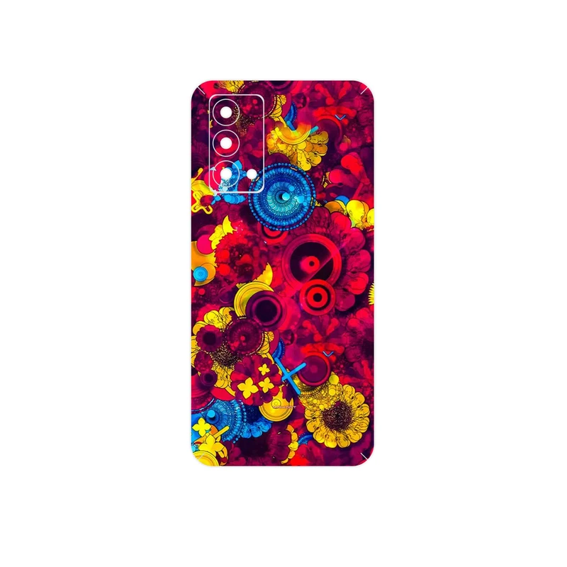 برچسب پوششی ماهوت مدل Vector Flower Garden Digital Art مناسب برای گوشی موبایل ریلمی GT Master