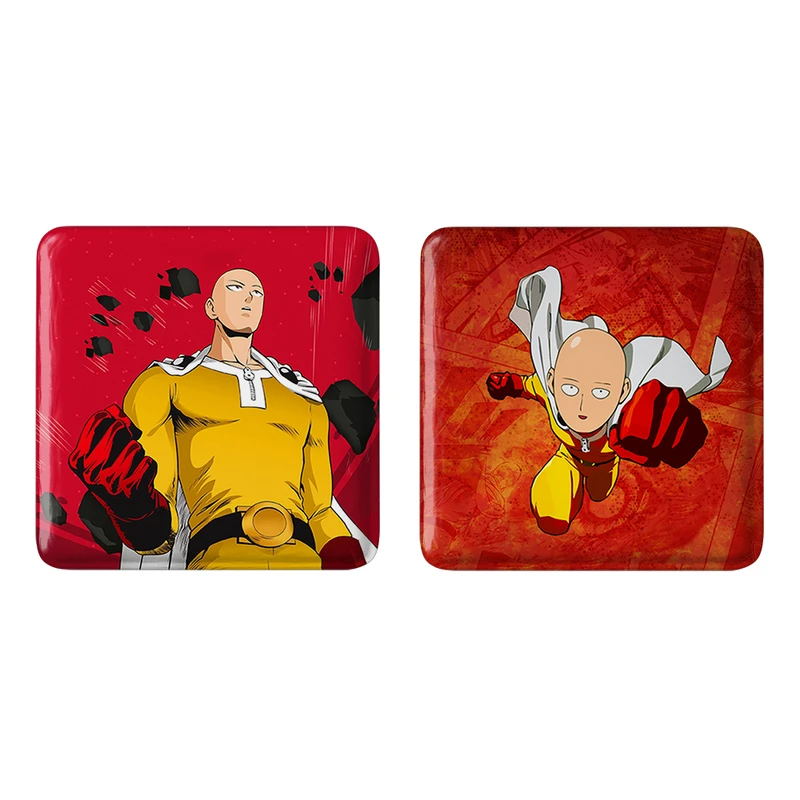مگنت خندالو طرح سایتاما انیمه مرد تک مشتی One Punch Man کد 1052110522 مجموعه دو عددی