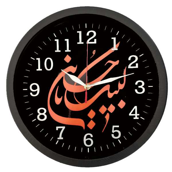 ساعت دیواری طرح مذهبی کد 40223 ساعت دیواری طرح مذهبی کد 40223