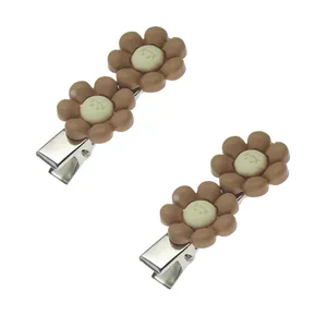 گیره مو زنانه مدل آفتابگردان بسته 2 عددی