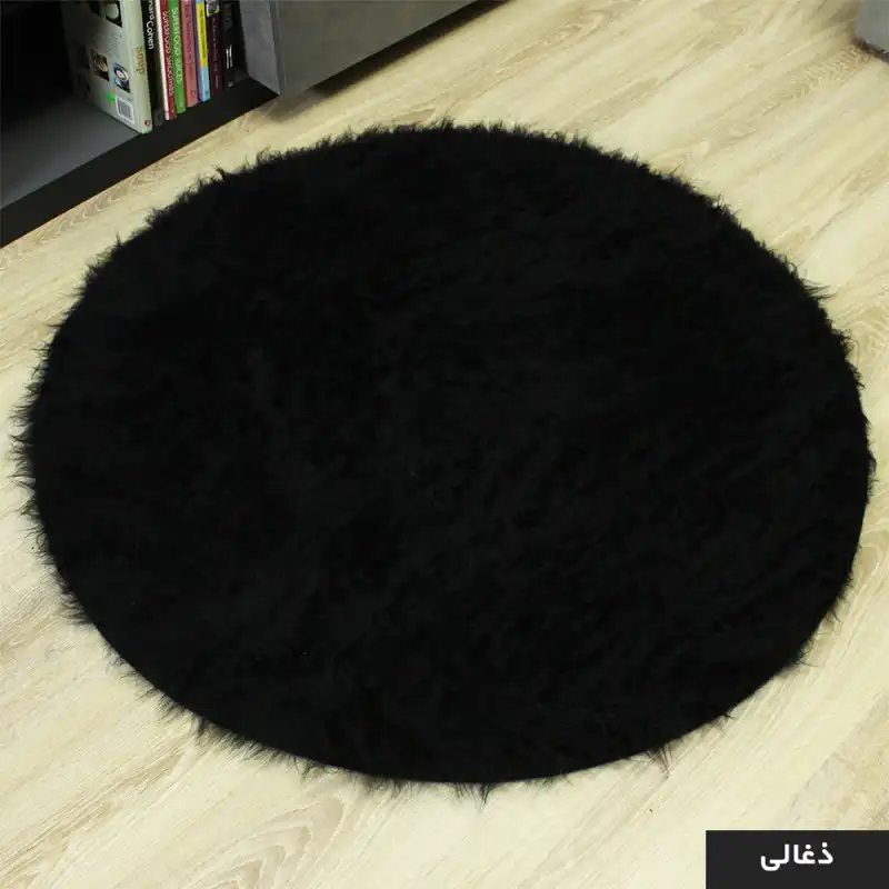 پادری آقای طرح مدل خز فانتزی سایز 110x110 سانتی متر