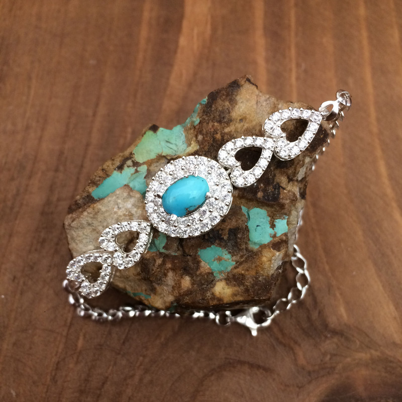 دستبند نقره زنانه کد 3060