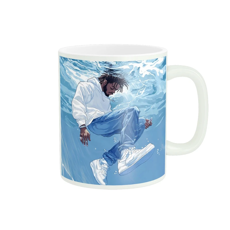 ماگ طرح انیمه ی پسر زیر اب کد 711