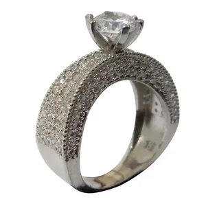 انگشتر نقره زنانه مدل pdby-10006-24