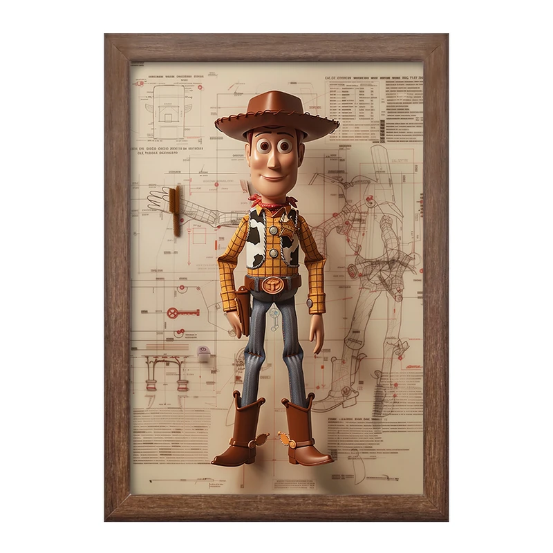 تابلو خندالو طرح داستان اسباب بازی کد F2516