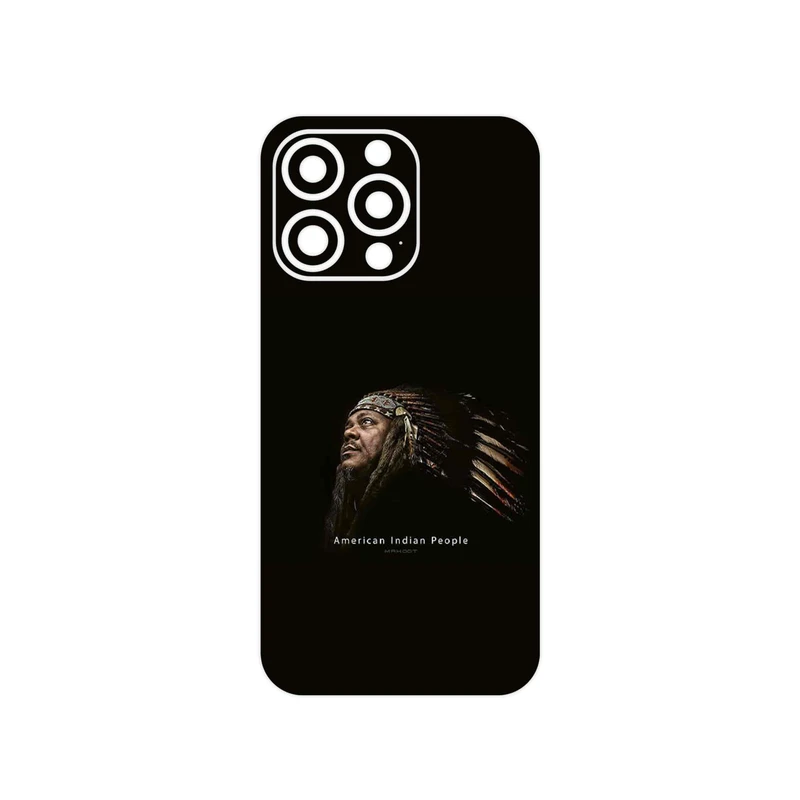 برچسب پوششی ماهوت مدل Portrait of an Indian Man مناسب برای گوشی موبایل اپل iPhone 13 Pro Max