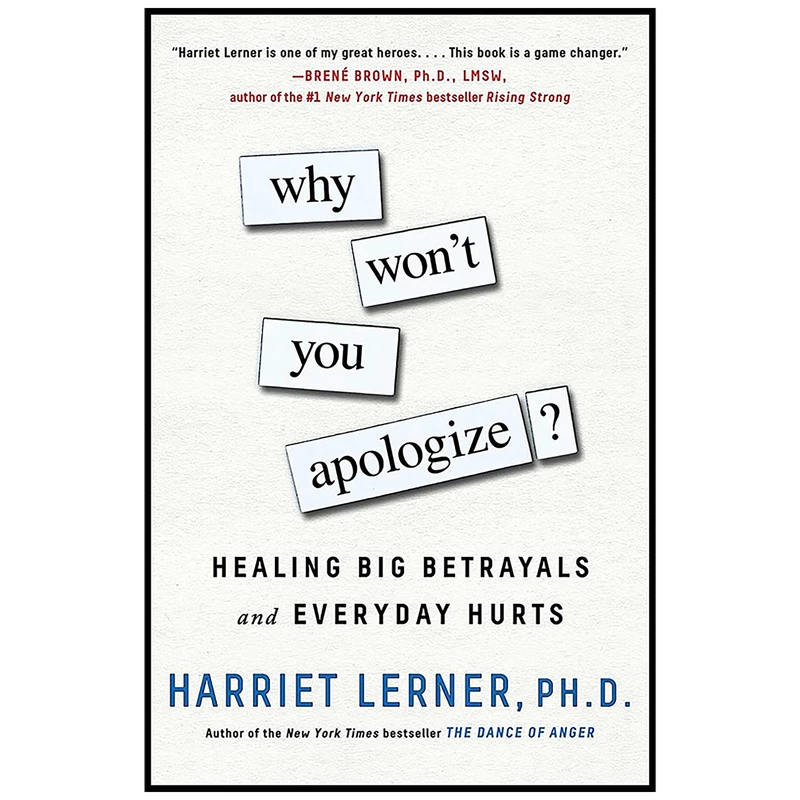 کتاب Why Won t You Apologize? اثر Harriet Lerner انتشارات Gallery Books