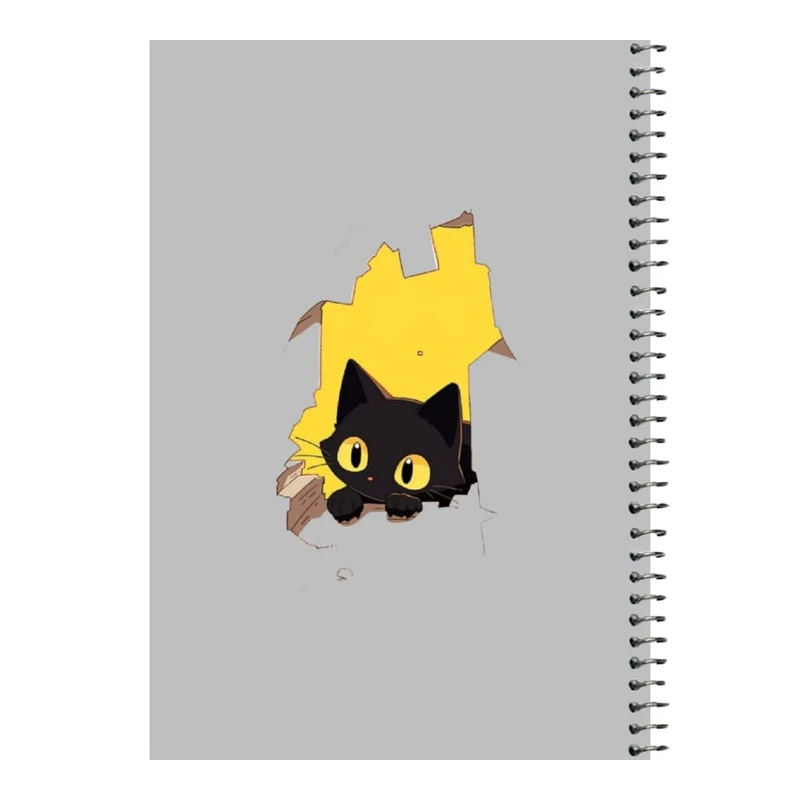 دفتر مشق 80 برگ اس جی مدل گربه   
