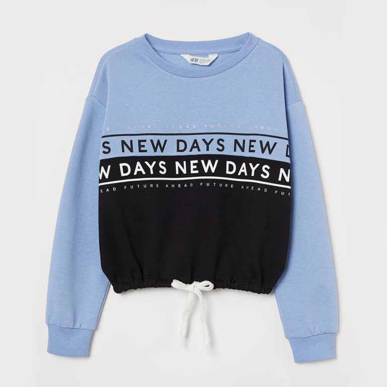 سویشرت دخترانه اچ اند ام مدل Light New Days