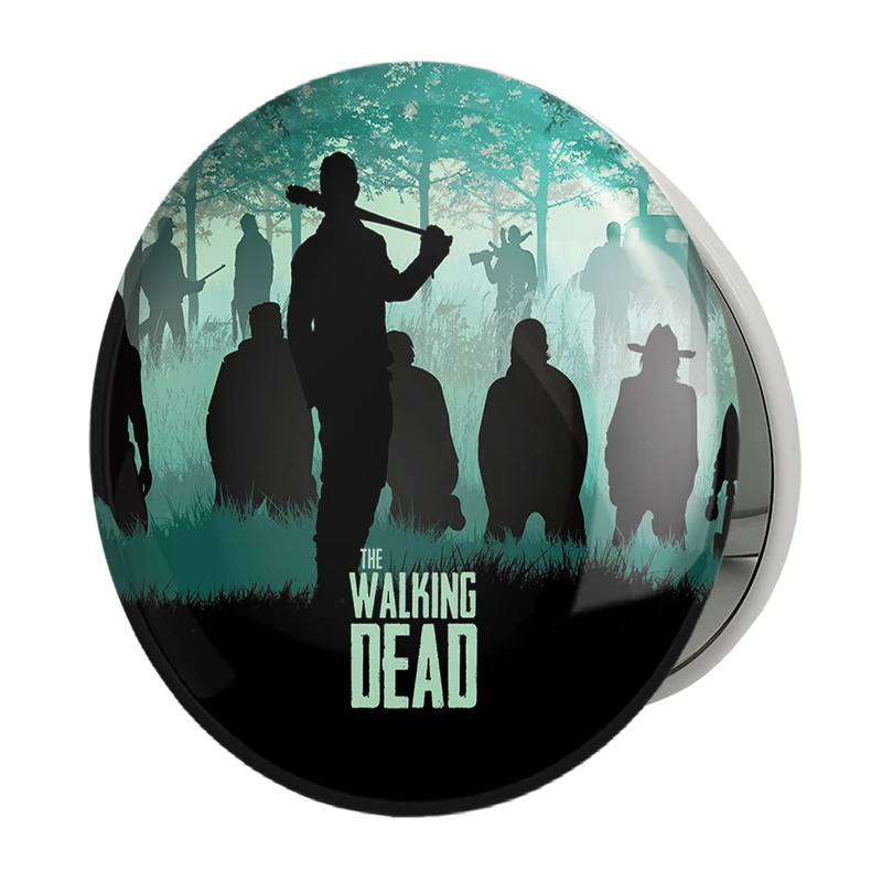 آینه جیبی خندالو طرح سریال مردگان متحرک The Walking Dead مدل تاشو کد 10185 