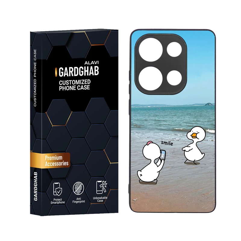 کاور گارد قاب علوی مدل دور ژله ای مناسب برای گوشی موبایل شیائومی Poco M6 Pro 4G