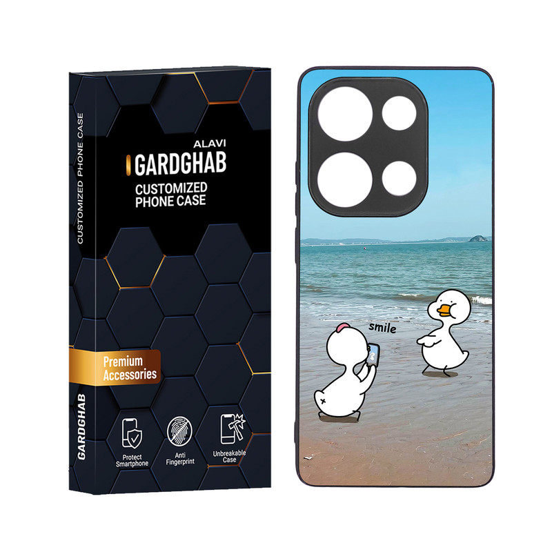 کاور گارد قاب علوی مدل دور ژله ای مناسب برای گوشی موبایل شیائومی Poco M6 Pro 4G