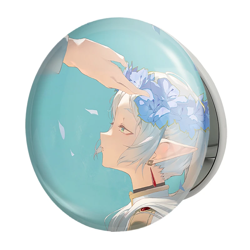آینه جیبی خندالو طرح انیمه فریرن (Frieren) مدل تاشو کد 33944