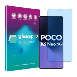 Glass Pro Resistant model anti-blue screen protector suitable for Xiaomi Poco X6 Neo mobile phone
