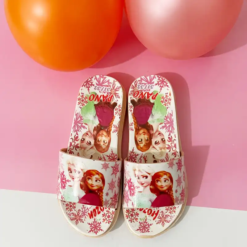 دمپایی دخترانه مدل ملکه یخی کد 827