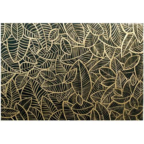 تابلو نقاشی ورق طلا طرح برگ ریزان کد 0093