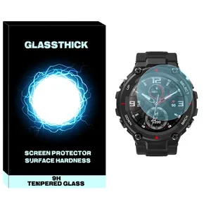محافظ صفحه نمایش شیشه ای گلستیک مدل SH-GL مناسب برای ساعت هوشمند آمازفیت T-Rex
