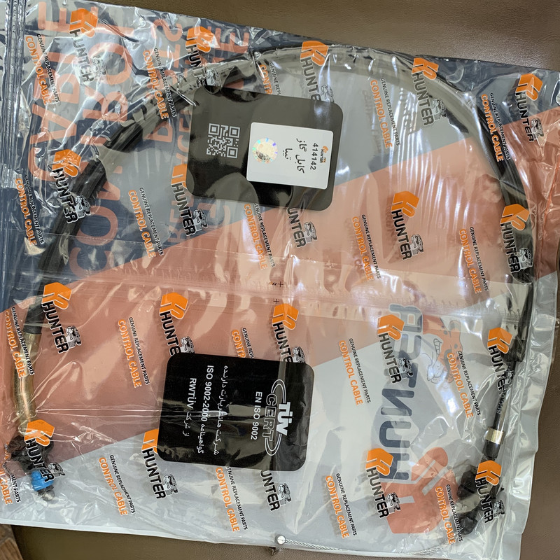 کابل گاز هانتر کد 414142 مناسب برای تیبا