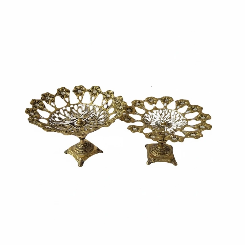 میوه خوری برنجی مدل 29 بسته 2 عددی