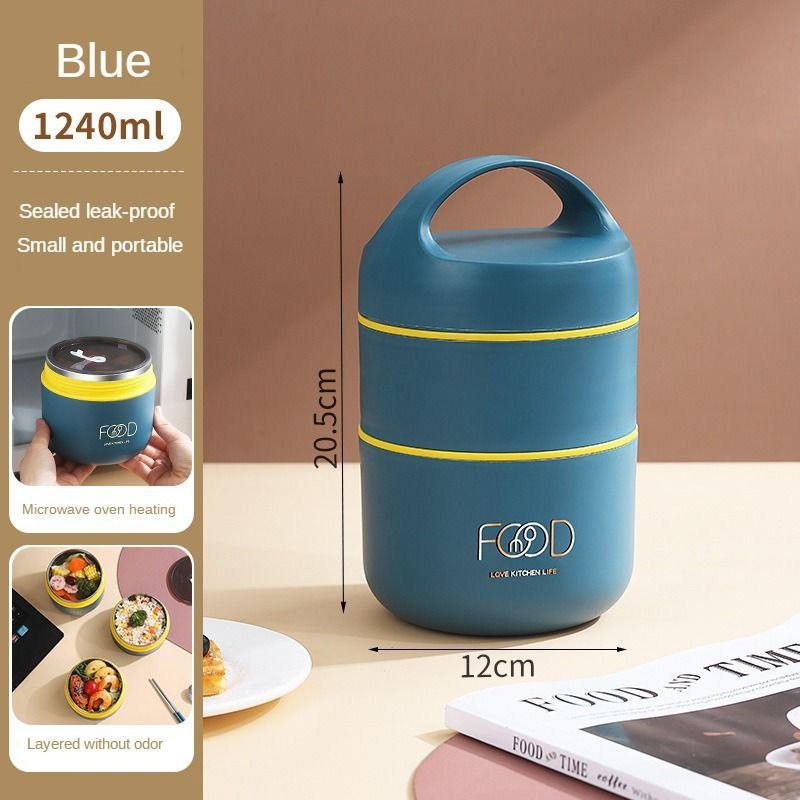 ظرف غذا مدل 2 طبقه دُرفام