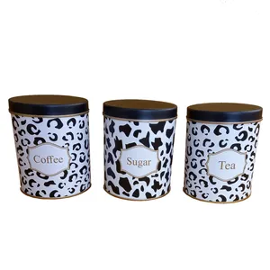 ست جای ادویه 3 پارچه طرح پلنگی کد 01