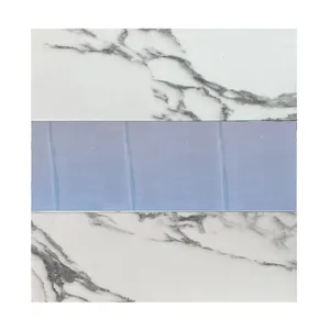 دیوارپوش مدل تایل بین کابینتی طرح سنگ مرمر کد 30040 بسته 6 عددی