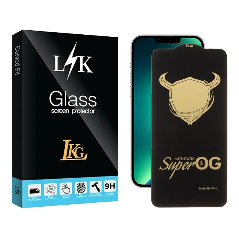 محافظ صفحه نمایش ال کا جی مدل Super-OG مناسب برای گوشی موبایل اپل iPhone 13 Pro