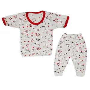 ست تی شرت و شلوار نوزادی کد 2