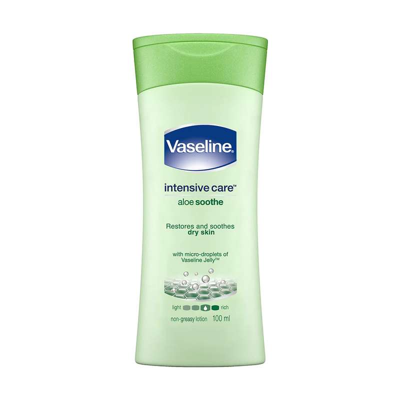 لوسیون بدن وازلین مدل Aloe Soothe حجم 100 میلی لیتر