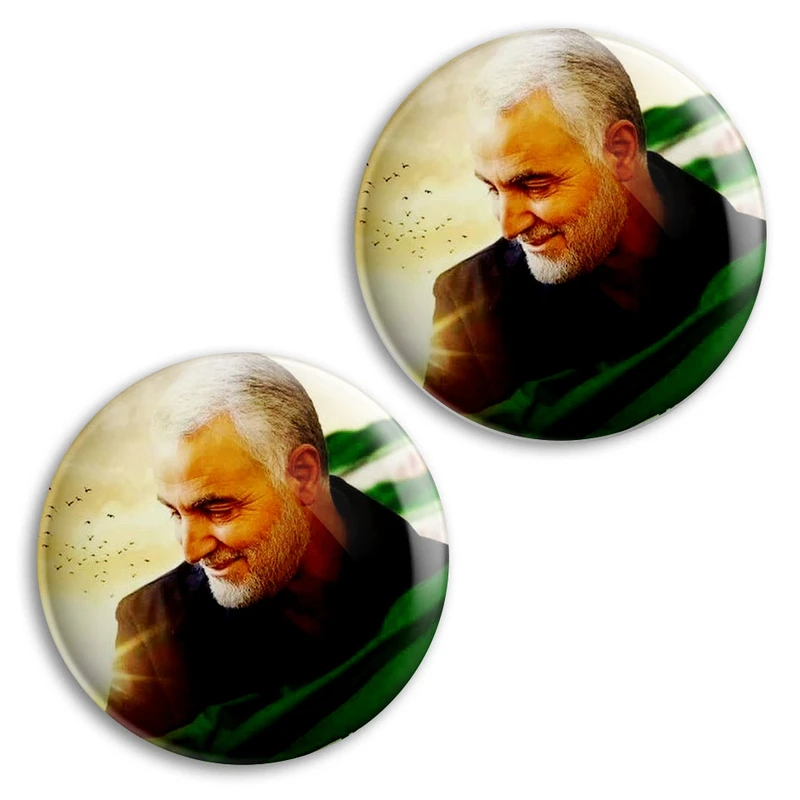 مگنت پرمانه طرح حاج قاسم سلیمانی کد pmag2.26950 مجموعه 2 عددی