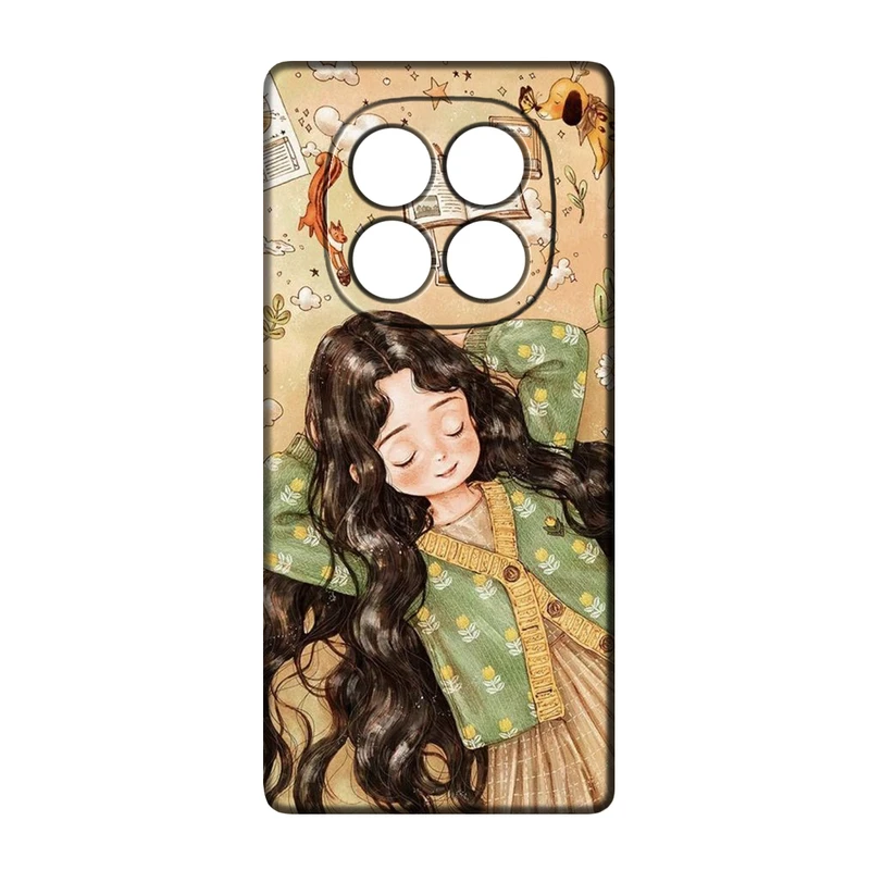 کاور طرح دخترانه کد 283 مناسب برای گوشی موبایل شیائومی Redmi Note 14 Pro 5G