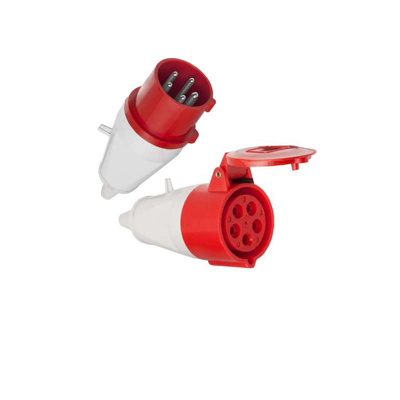 پنج شاخه برق صنعتی پارت الکتریک مدل P5 به همراه مادگی پنج شاخه برق صنعتی پارت الکتریک مدل P5 به همراه مادگی