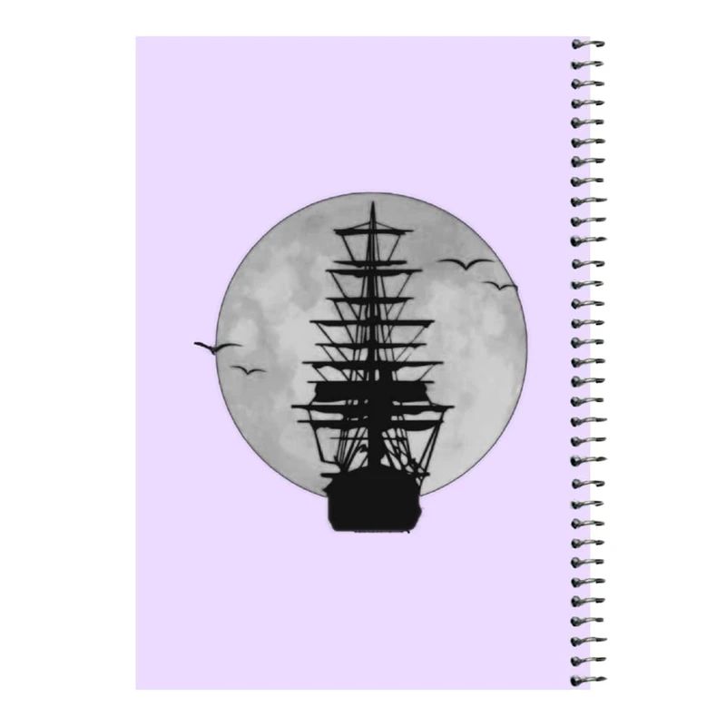 دفتر مشق 80 برگ اس جی مدل کشتی کد۱   