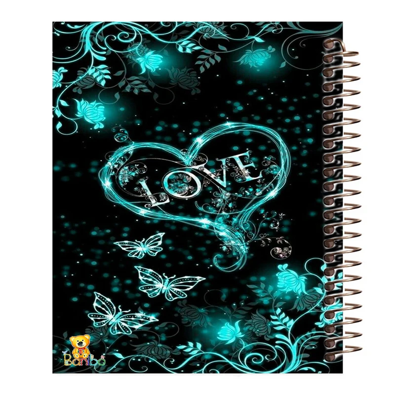 دفتر نقاشی 100 برگ سیمی بانیبو مدل love کد 4327