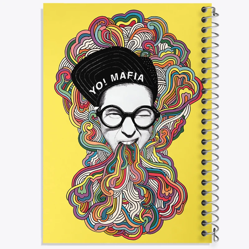 دفتر مشق 50 برگ خندالو طرح Yo Mafia کد F7630